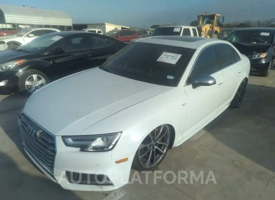 AUDI S4 2018 vin WAUC4AF42JA002570 from auto auction Iaai