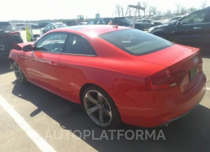 AUDI S5 2015 vin WAUGGAFR1FA018982 from auto auction Iaai