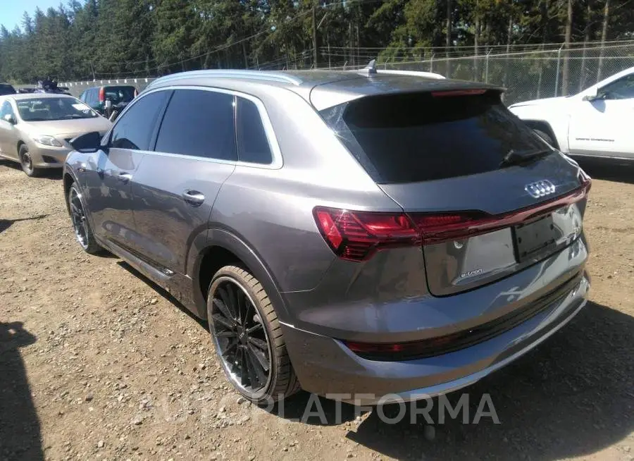 AUDI E-TRON 2019 vin WA1VAAGE3KB022618 from auto auction Iaai