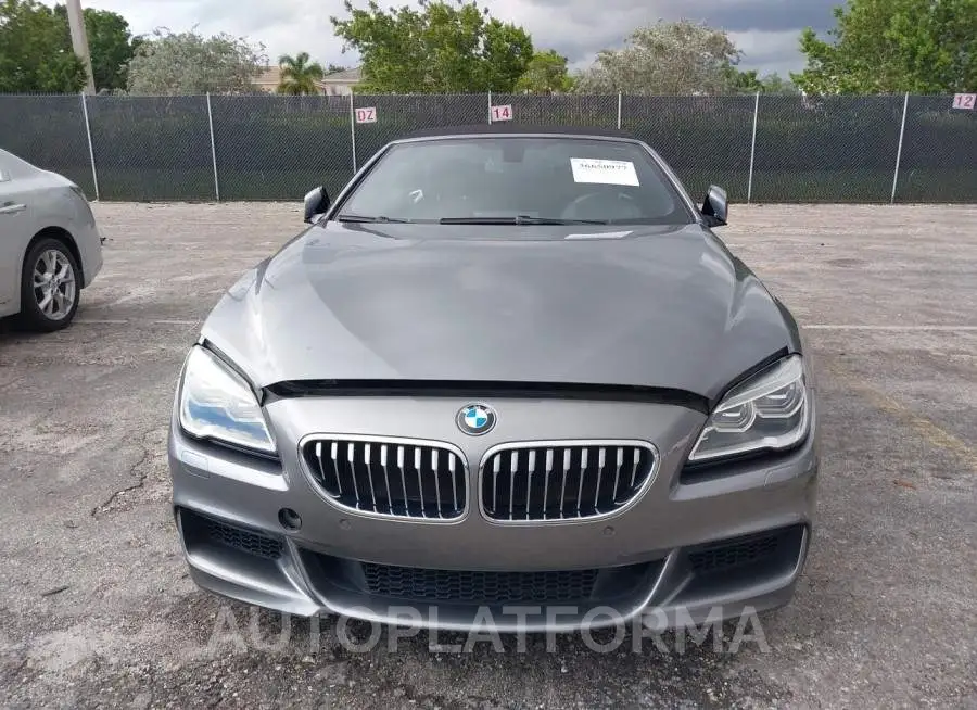 BMW 6 SERIES 2016 vin WBA6F1C57GGT83195 from auto auction Iaai