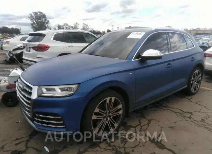 AUDI SQ5 2018 vin WA1A4AFY5J2109811 from auto auction Iaai