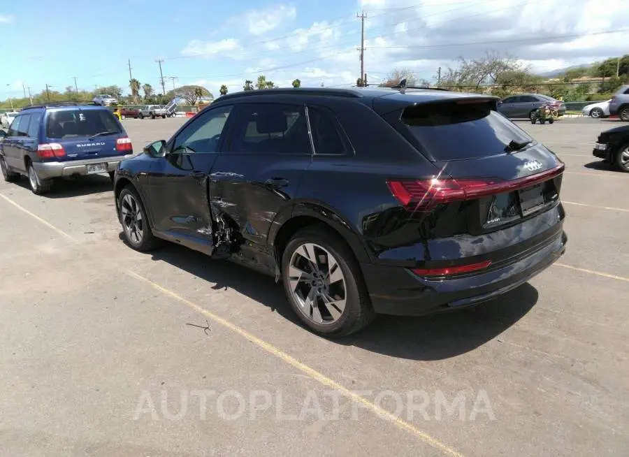 AUDI E-TRON 2021 vin WA1AAAGE2MB021705 from auto auction Iaai