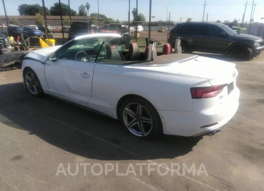 AUDI S5 CABRIOLET 2019 vin WAU24GF54KN007822 from auto auction Iaai