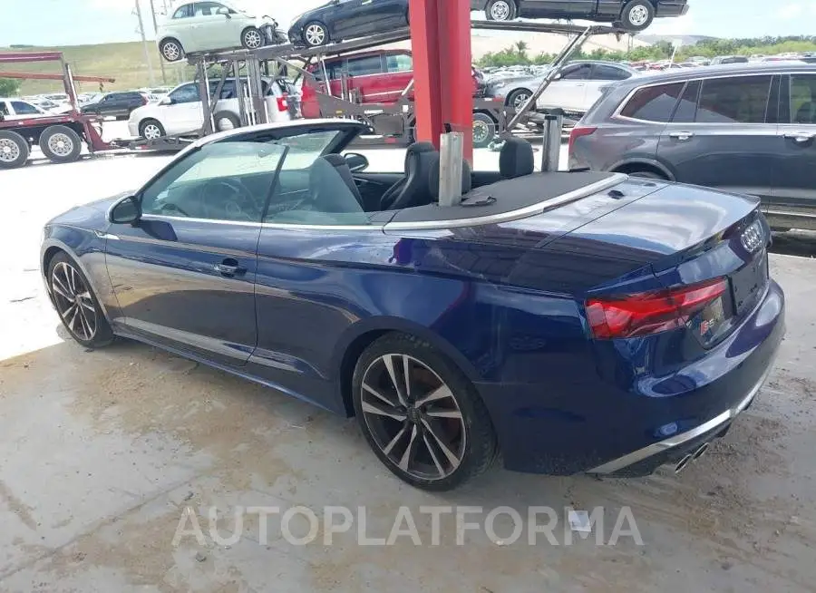 AUDI S5 CABRIOLET 2022 vin WAU24GF5XNN004959 from auto auction Iaai