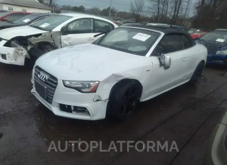 AUDI S5 CABRIOLET 2017 vin WAUC4AFH9HN001874 from auto auction Iaai