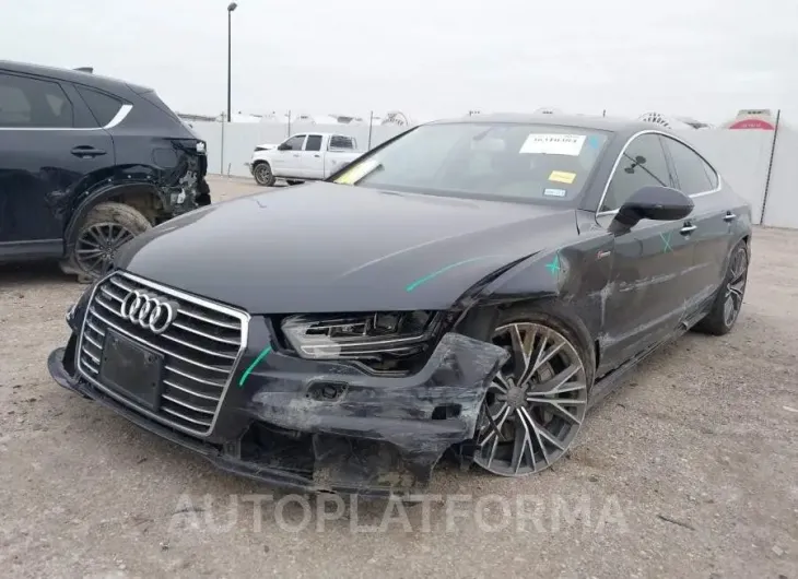 AUDI A7 2016 vin WAUWGAFC8GN097813 from auto auction Iaai