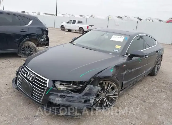 AUDI A7 2016 vin WAUWGAFC8GN097813 from auto auction Iaai