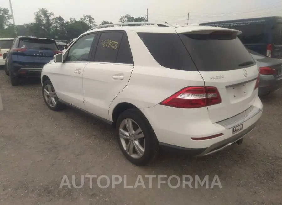 MERCEDES-BENZ M-CLASS 2015 vin 4JGDA5HB3FA546632 from auto auction Iaai