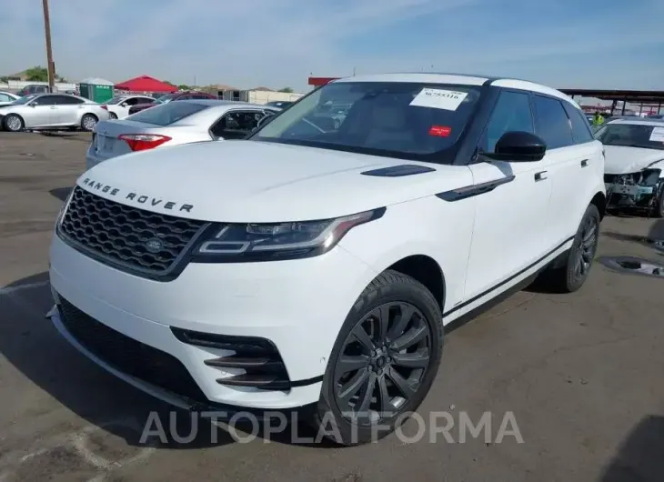 LAND ROVER RANGE ROVER VELAR 2019 vin SALYL2EX7KA211052 from auto auction Iaai