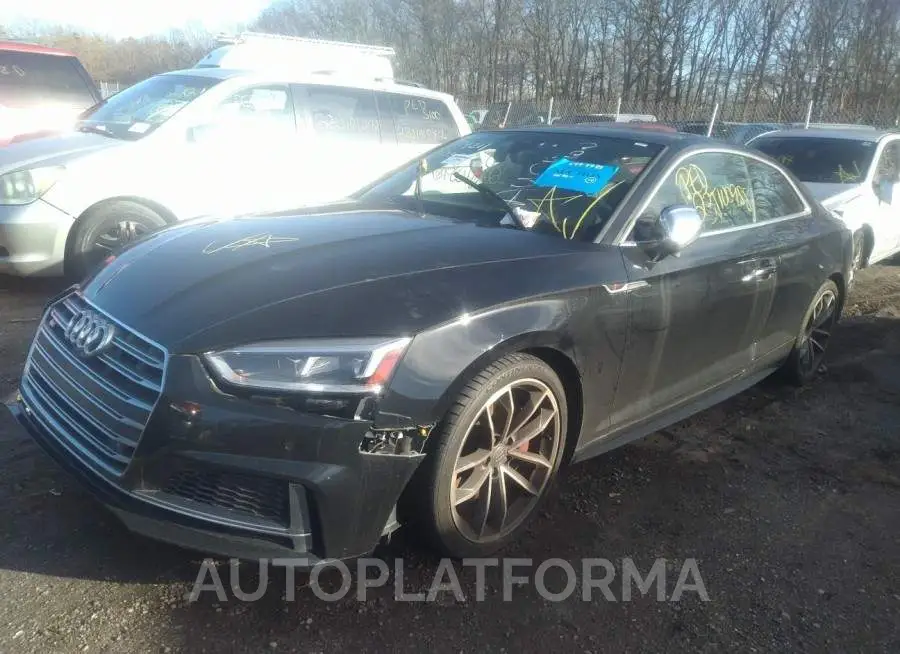 AUDI S5 COUPE 2018 vin WAUR4AF58JA006982 from auto auction Iaai