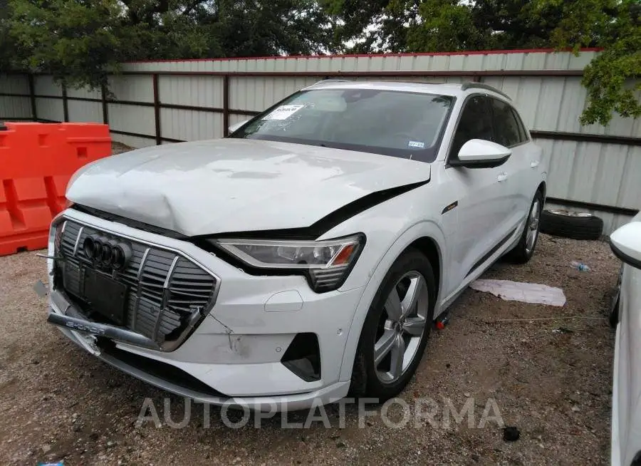 AUDI E-TRON 2019 vin WA1LAAGE7KB020913 from auto auction Iaai