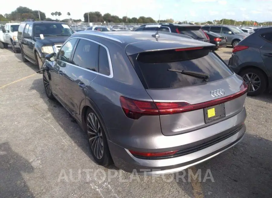 AUDI E-TRON 2019 vin WA1VAAGE4KB023955 from auto auction Iaai