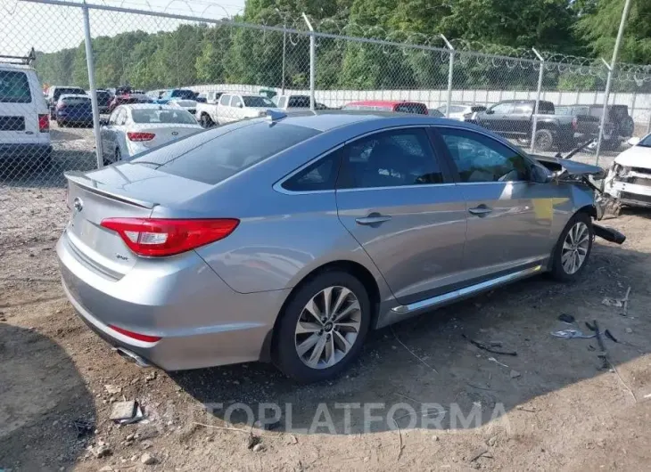 HYUNDAI SONATA 2016 vin 5NPE34AF8GH380497 from auto auction Iaai