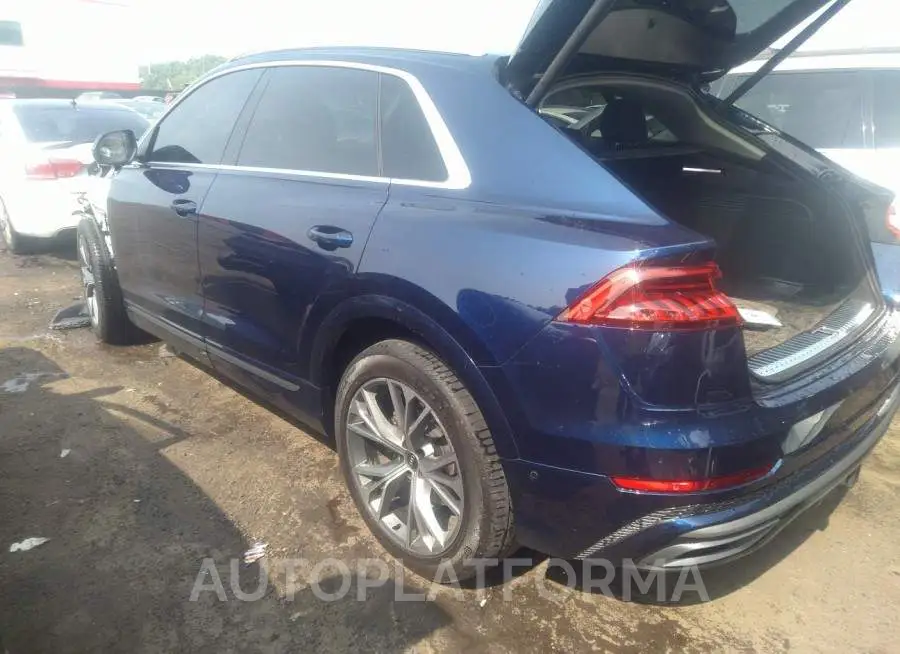 AUDI Q8 2021 vin WA1FVAF10MD030528 from auto auction Iaai