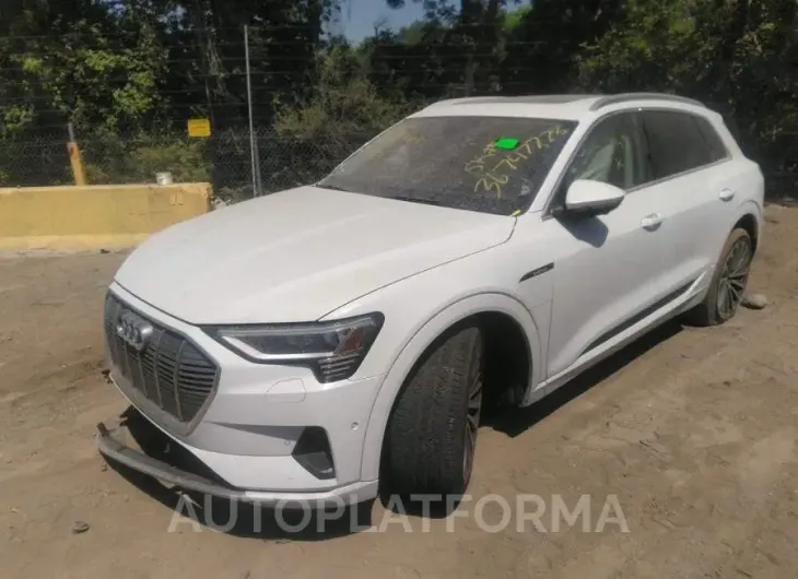 AUDI E-TRON 2019 vin WA1VABGEXKB020743 from auto auction Iaai