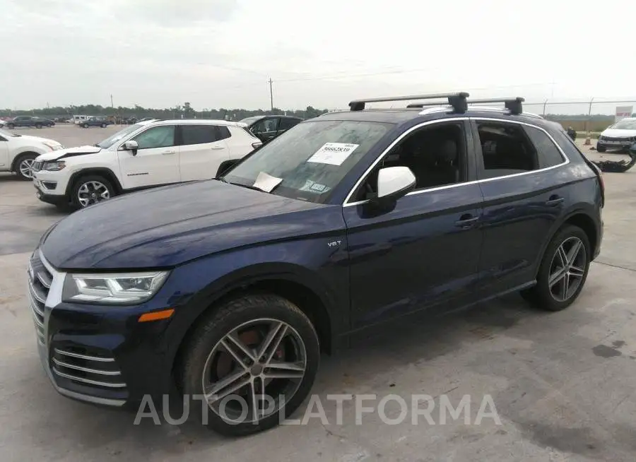 AUDI SQ5 2018 vin WA1A4AFY3J2054551 from auto auction Iaai