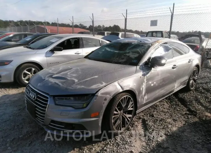 AUDI A7 2016 vin WAUWGAFC8GN138389 from auto auction Iaai