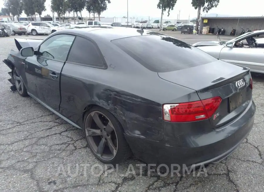 AUDI S5 2015 vin WAUCGAFRXFA026173 from auto auction Iaai