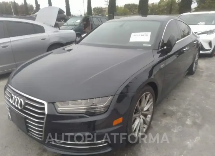 AUDI A7 2016 vin WAUWGAFC3GN007077 from auto auction Iaai