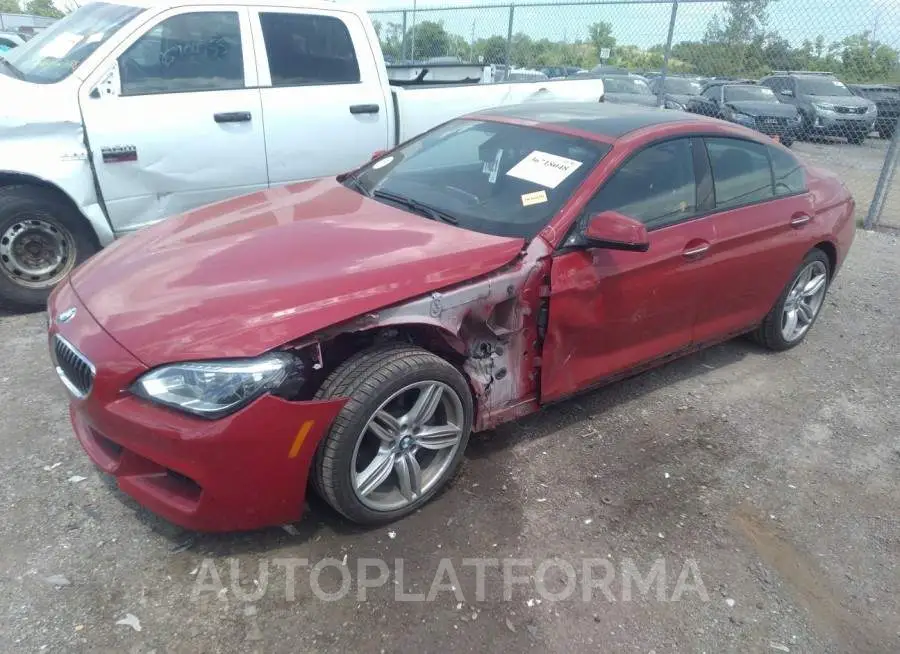 BMW 6 SERIES 2015 vin WBA6B8C5XFD453440 from auto auction Iaai