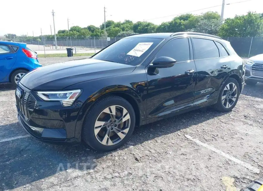 AUDI E-TRON 2021 vin WA1AAAGE9MB020132 from auto auction Iaai