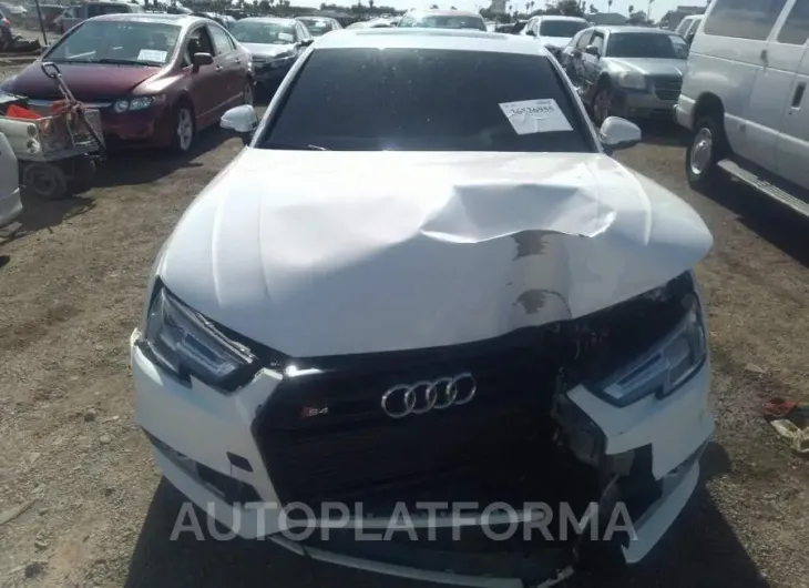 AUDI S4 2018 vin WAUC4AF4XJA157786 from auto auction Iaai