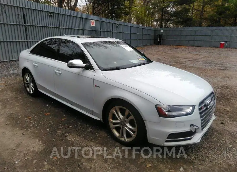 AUDI S4 2015 vin WAUBGAFL4FA020327 from auto auction Iaai