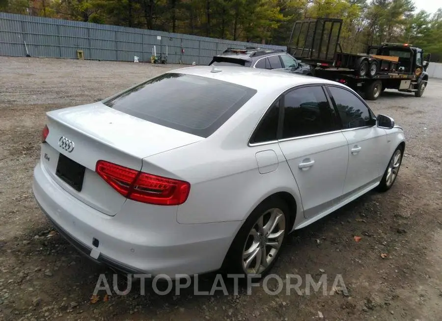 AUDI S4 2015 vin WAUBGAFL4FA020327 from auto auction Iaai