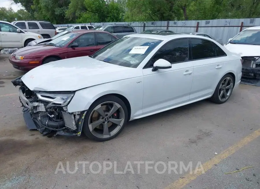 AUDI S4 2018 vin WAUB4AF46JA234164 from auto auction Iaai