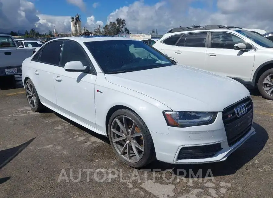 AUDI S4 2015 vin WAUDGAFL9FA059486 from auto auction Iaai