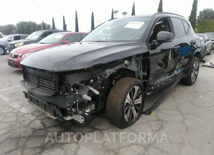 VOLVO XC40 RECHARGE PURE 2023 vin YV4ED3UL3P2040004 from auto auction Iaai