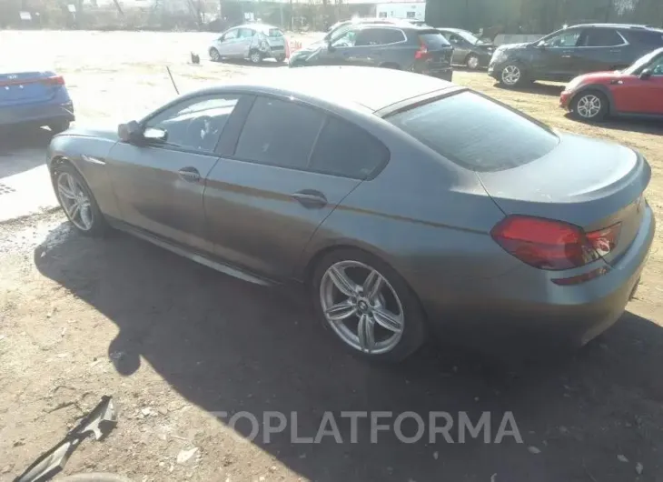 BMW 6 SERIES 2015 vin WBA6B8C51FD453004 from auto auction Iaai