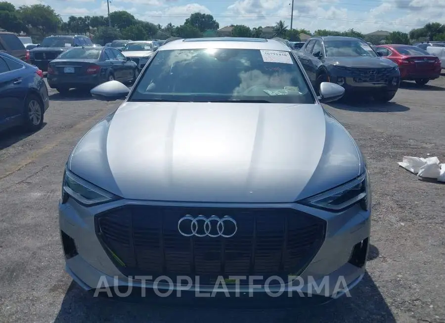 AUDI E-TRON 2022 vin WA1AAAGE2NB015257 from auto auction Iaai