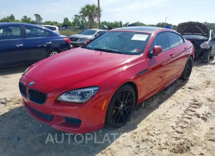 BMW 6 SERIES 2015 vin WBA6B4C54FD761101 from auto auction Iaai