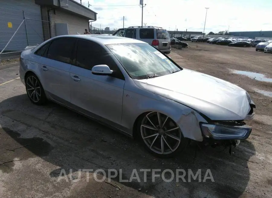 AUDI S4 2015 vin WAUBGAFLXFA045443 from auto auction Iaai