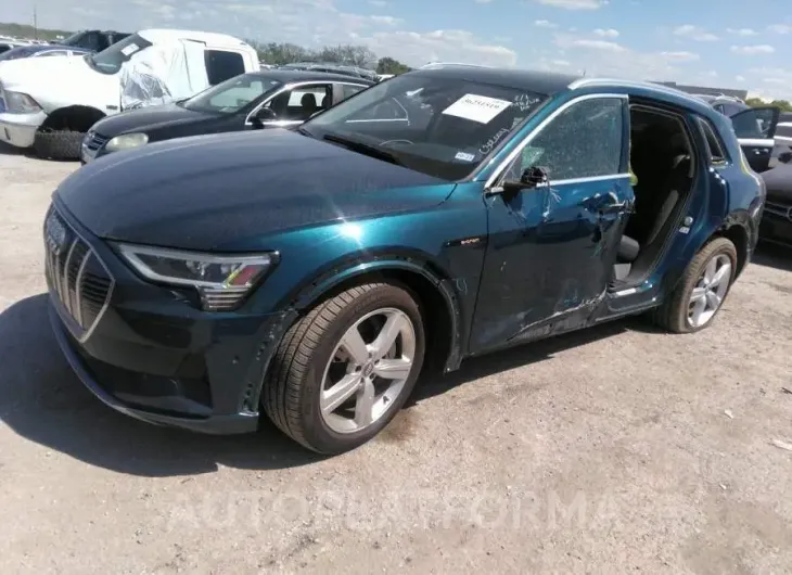 AUDI E-TRON 2019 vin WA1LAAGE2KB021841 from auto auction Iaai