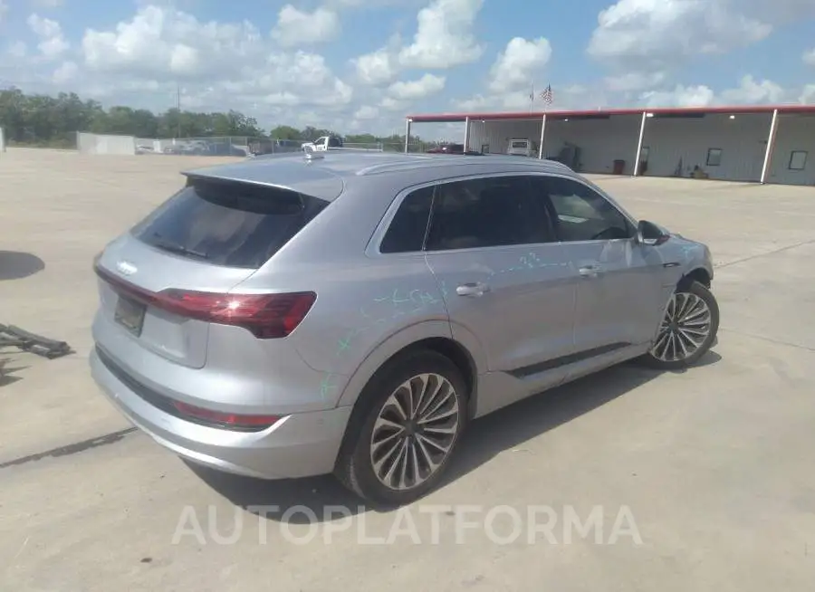 AUDI E-TRON 2019 vin WA1VAAGE9KB024406 from auto auction Iaai