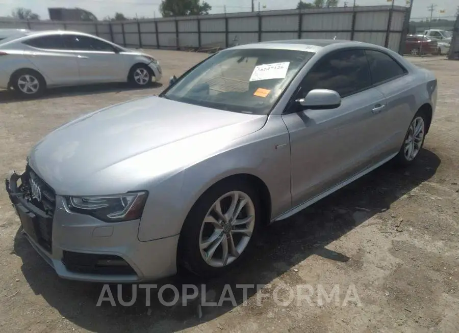 AUDI S5 2015 vin WAUCGAFR3FA027360 from auto auction Iaai