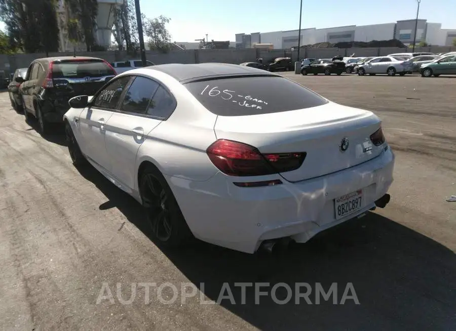 BMW M6 2016 vin WBS6E9C55GG393799 from auto auction Iaai