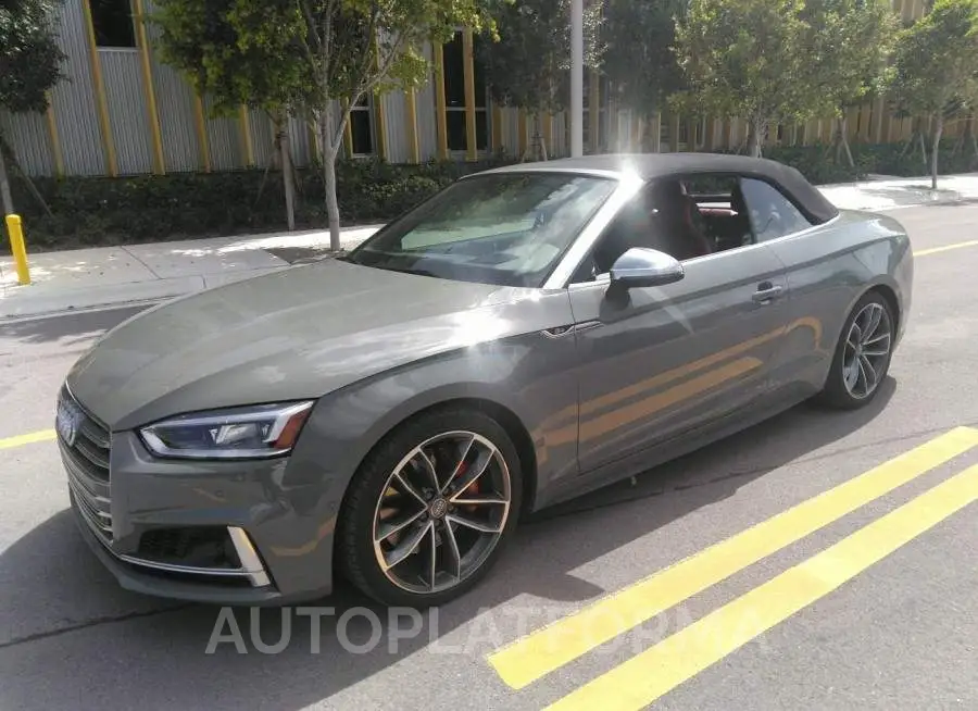 AUDI S5 CABRIOLET 2019 vin WAU24GF51KN010340 from auto auction Iaai