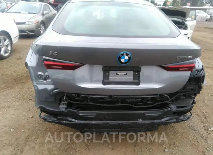 BMW I4 2022 vin WBY73AW04NFM61546 from auto auction Iaai