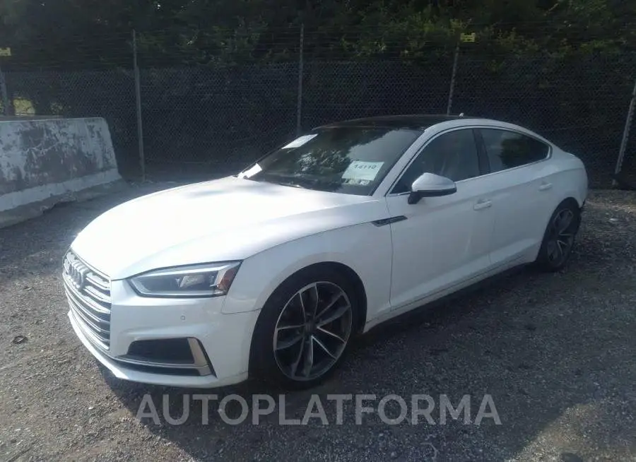 AUDI S5 SPORTBACK 2018 vin WAUB4CF58JA101281 from auto auction Iaai