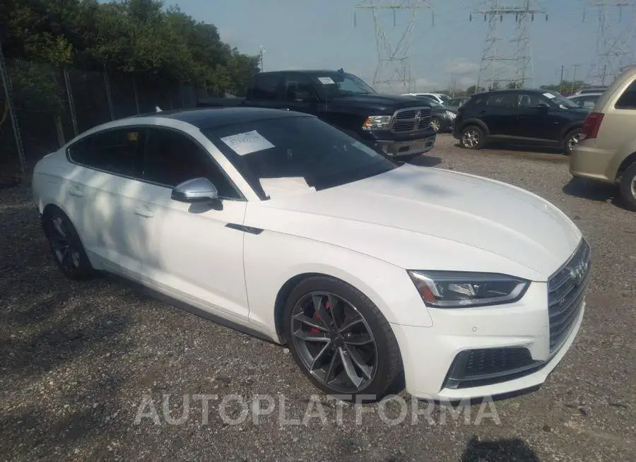 AUDI S5 SPORTBACK 2018 vin WAUB4CF58JA101281 from auto auction Iaai