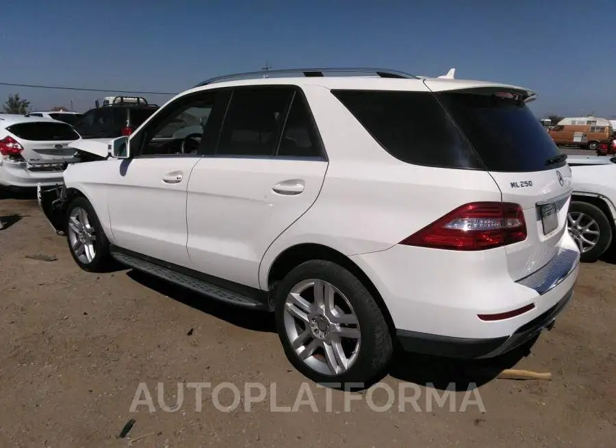 MERCEDES-BENZ M-CLASS 2015 vin 4JGDA0EB5FA470662 from auto auction Iaai