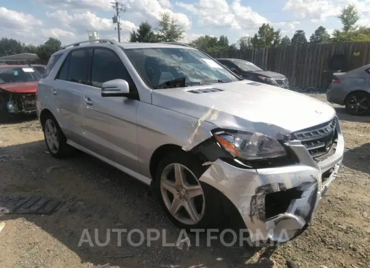 MERCEDES-BENZ M-CLASS 2015 vin 4JGDA5GB6FA536985 from auto auction Iaai