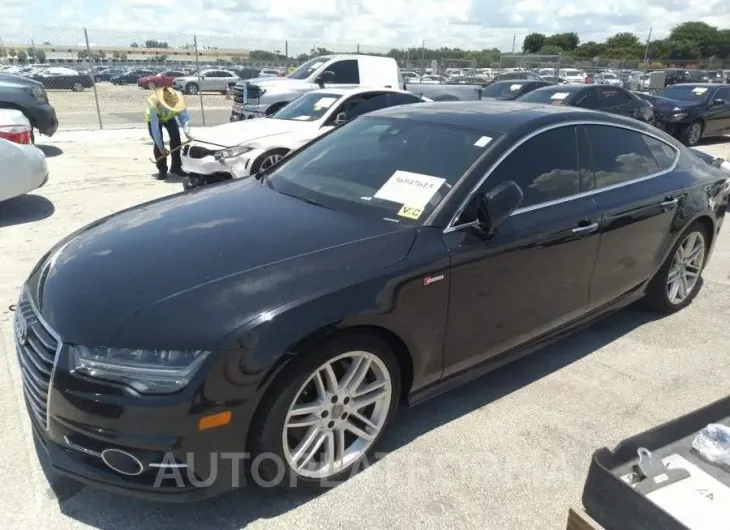 AUDI A7 2016 vin WAUWGAFC8GN068361 from auto auction Iaai