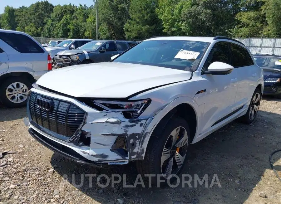 AUDI E-TRON 2022 vin WA1LAAGE6NB038422 from auto auction Iaai