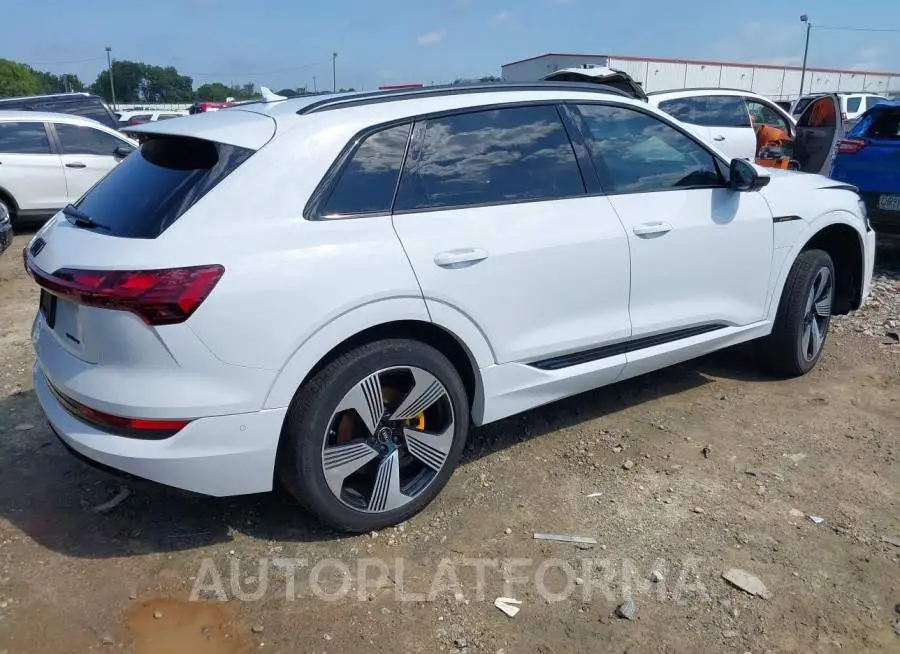 AUDI E-TRON 2022 vin WA1LAAGE6NB038422 from auto auction Iaai