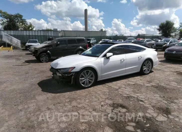 AUDI A7 2020 vin WAUU2AF27LN020616 from auto auction Iaai