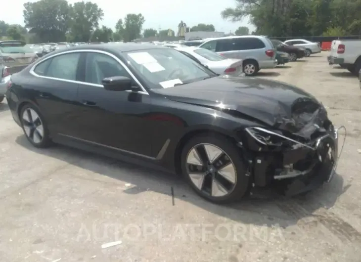 BMW I4 2023 vin WBY73AW07PFN89184 from auto auction Iaai